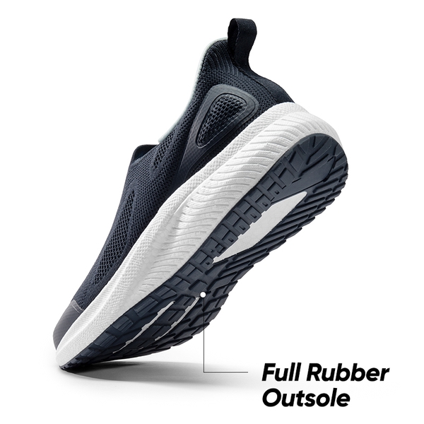 [ALLSWIFIT PACE] Men's Breathable Slip-On Sneakers - NAVY - 3